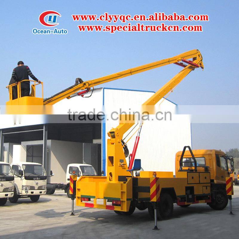 Dongfeng Kingrun 20-22m hydraulic aerial bucket truck high lift bucket truck on sale