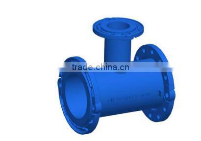 EN545 DI all tee PVC pipe fittings PN16 DN75-DN300