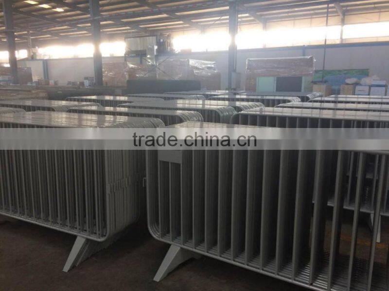 Powder Coated Metal Road Safety Barrier /Stainless Steel Barricade