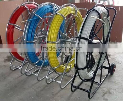 High-tec FRP duct rodder, push pull duct tape, FRP fish tape