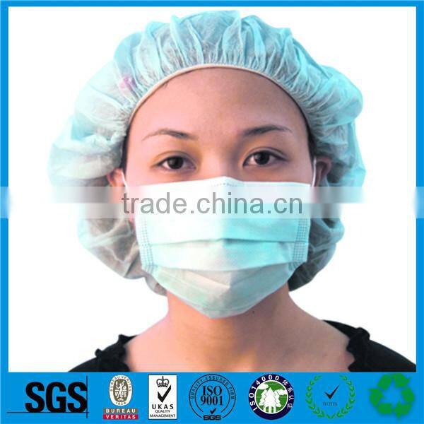 Wholesale nonwoven tie on face masks,3-ply nonwoven face mask,nonwoven earloop face mask