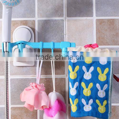 multi bathroom Shower Head Sprayer Sprinkler holder with towel rack