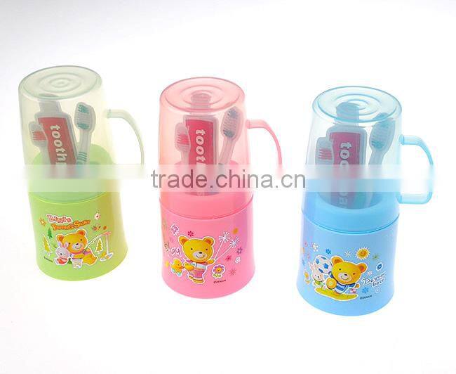 cute kids toothbrush cup washing set cup toothbrush holder