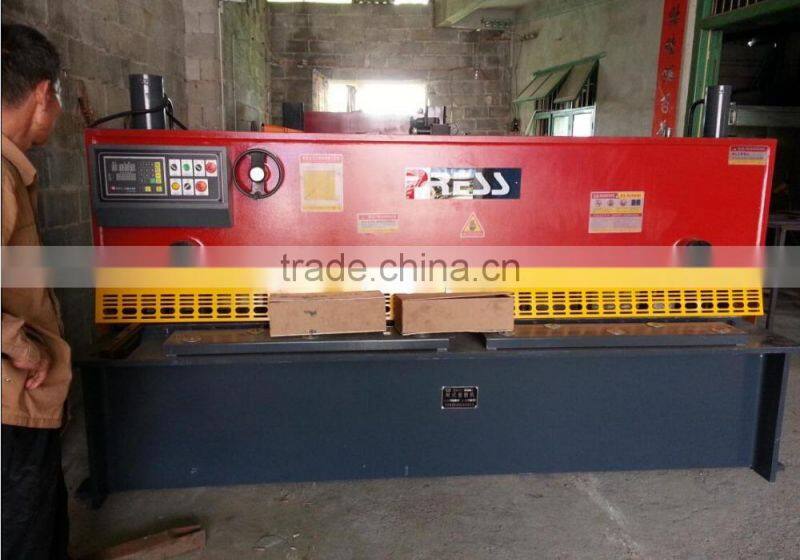 Hydraulic Guillotine Shear Metal Cutting Machinery QC11K-6*2500