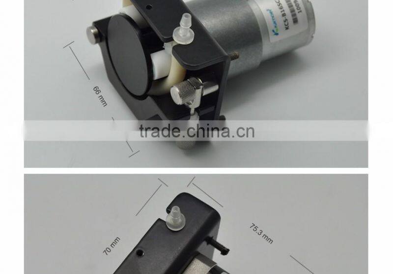 KCS model 12v/24v mini peristaltic pump with DC motor