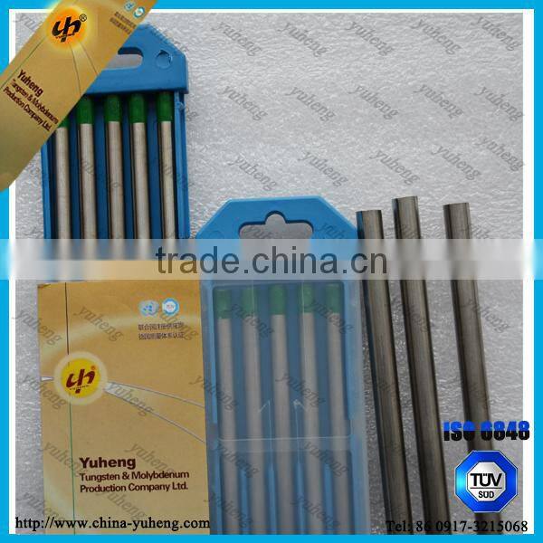 WP tungsten electrod welding rod green color