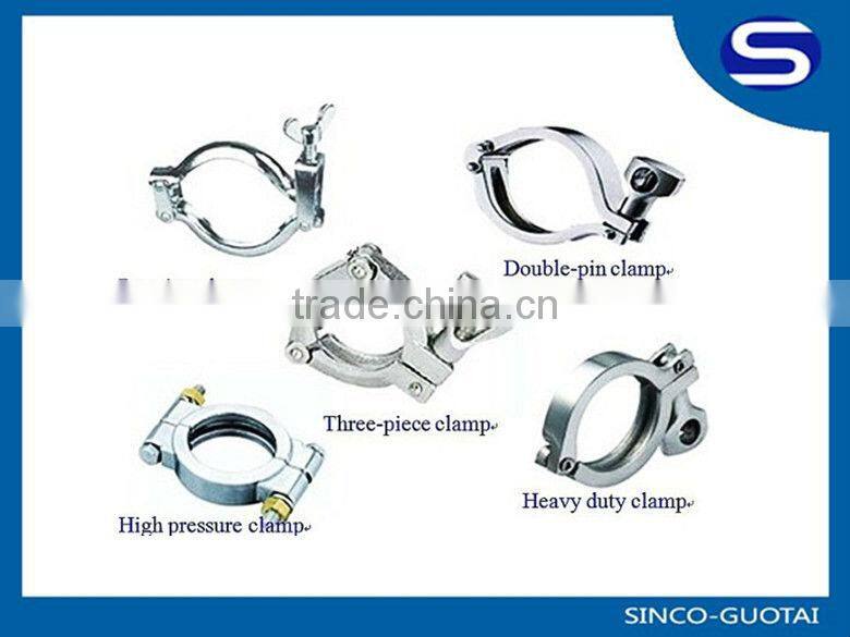 304 stainless steel 4 inch pipe clamp