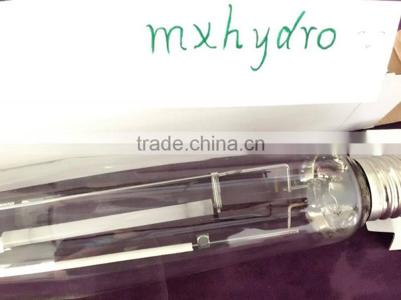 Hydroponics Double Arc Grow Bulb / 1000W MH HPS Grow Tube Lamp