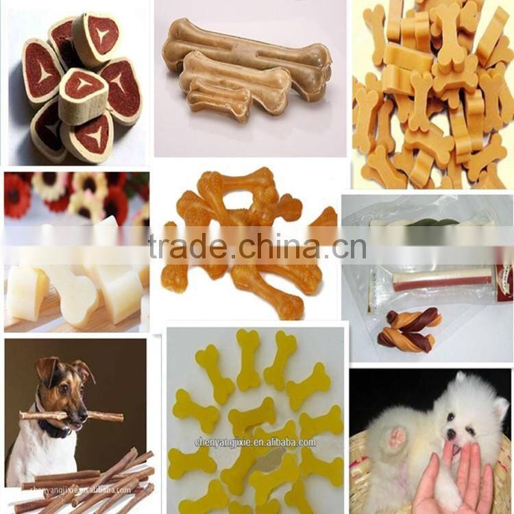 chews treats bone dog snack food making machine