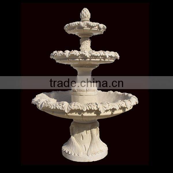 Marble Carved Home Garden Water Fountain for Sale