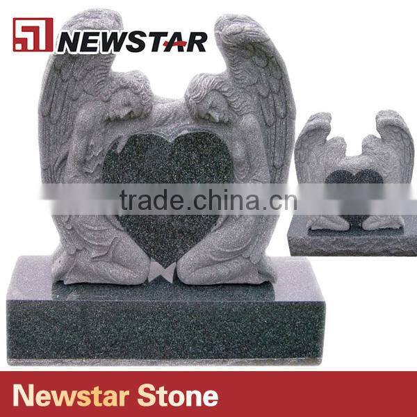 Newstar modern black color natural stone headstones