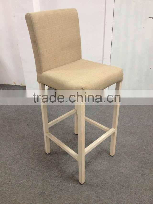 cheap price High legs bar imitation wooden chair