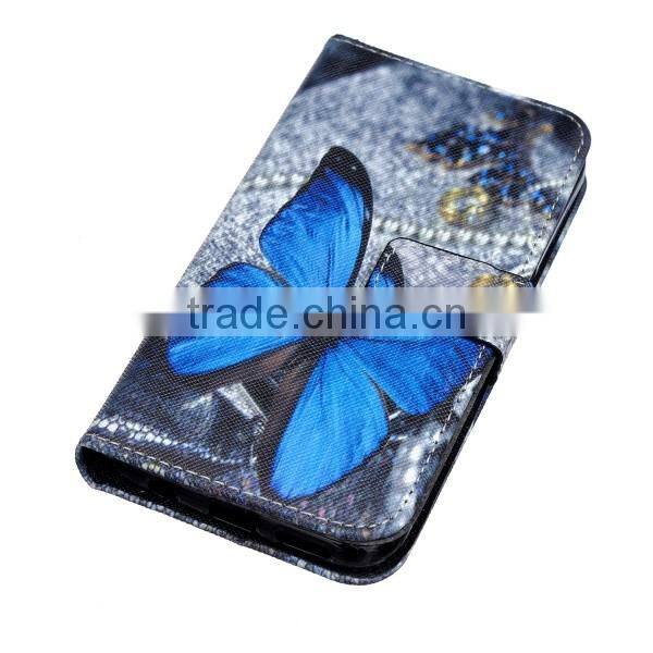 PU leather carton phone case for Samsung S7