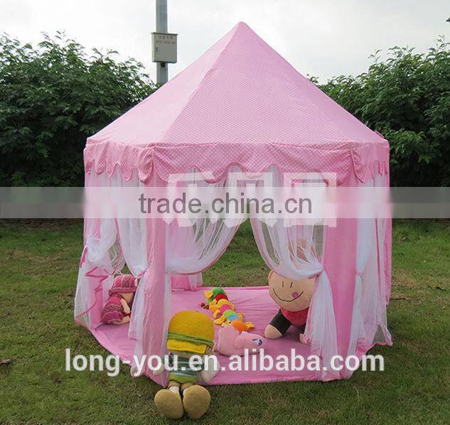 Large kids play tent Lovely Girls' playhouse Pink play tent