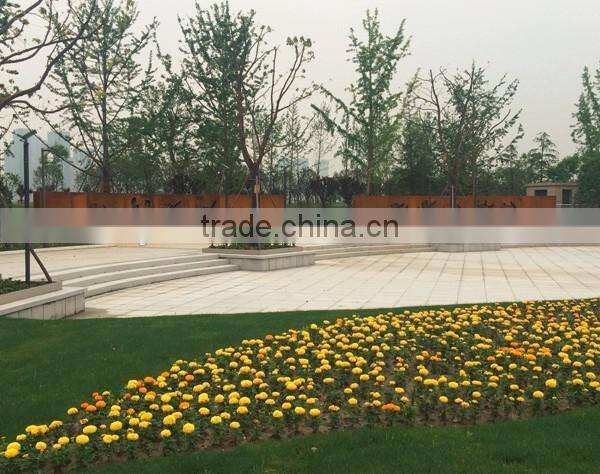 FO-9C52 Corten Steel Flower pot/garden planter/outdoor decoration