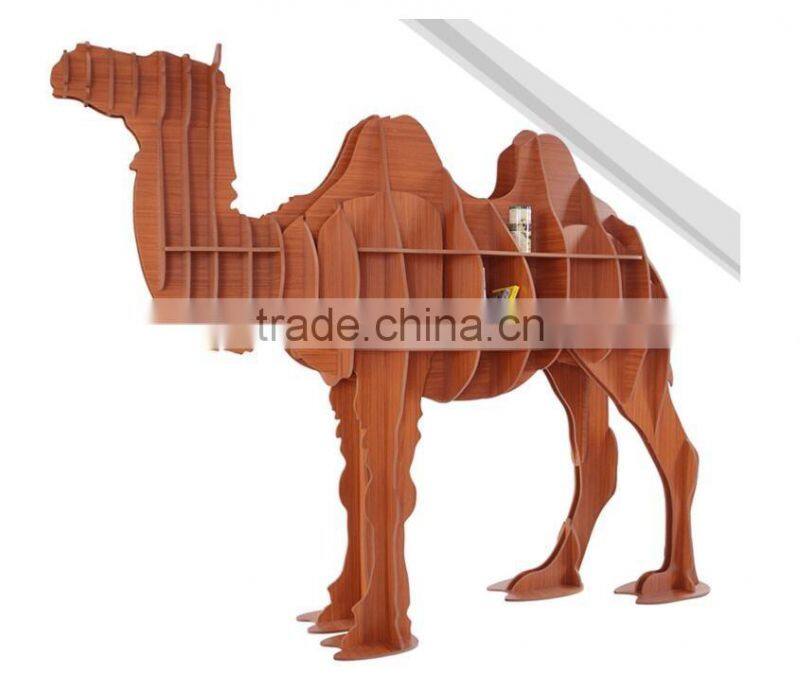 Home decoration High Quality Wooden DIY Camel Display end Table