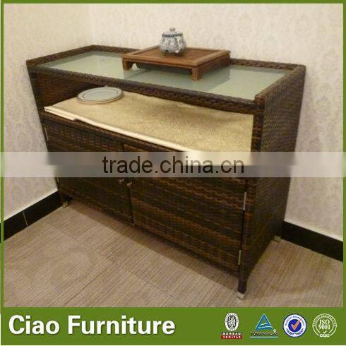 Luncheonette furniture rattan kitchen cupboard