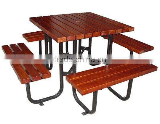 Arlau wood park patio dining table