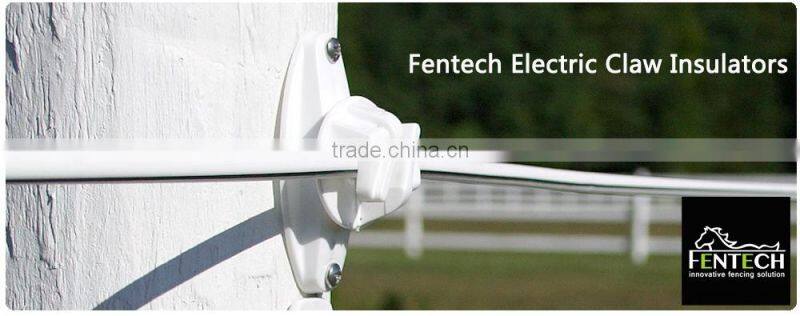Fentech Farm fence plastic claw insulator for nailing in wood post
