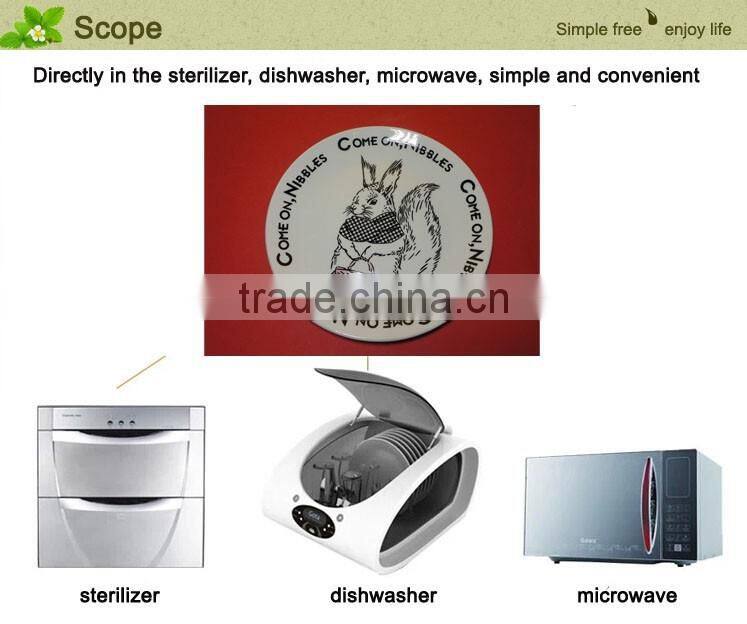 Wholesale hotel event restaurant white round custom cheap ceramic plates