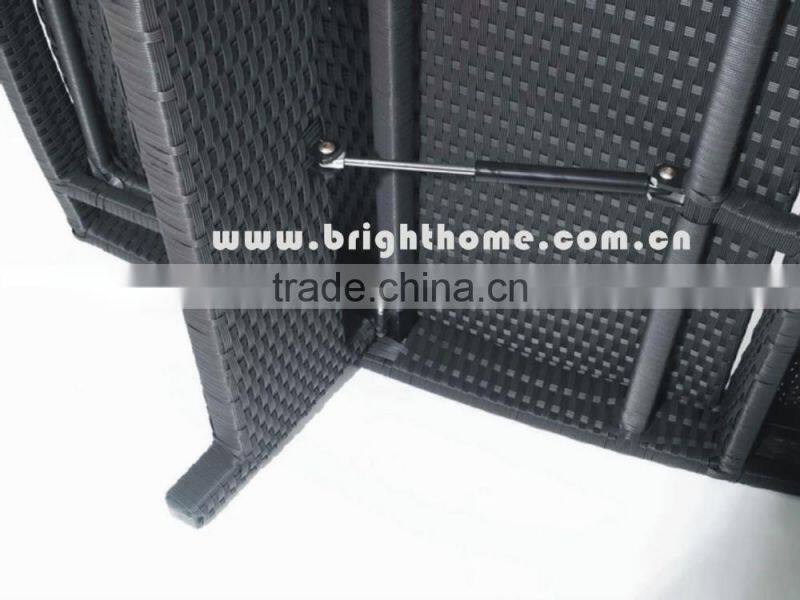 Unique and Modern Rattan and Wicker Double Sun Lounger