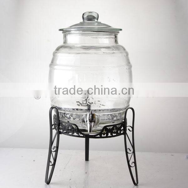 home storage wholesale mini glass bottle pump dispenser soft drink dispenser