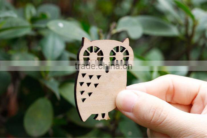 natural animal wooden fridge magnets for sale