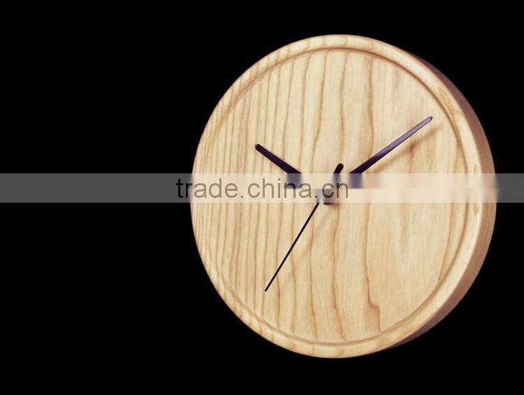 wooden simple digital wall clock