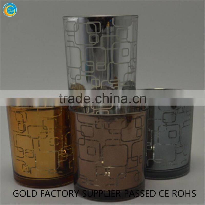 Maze design candle holder glass,candle warmer plug in