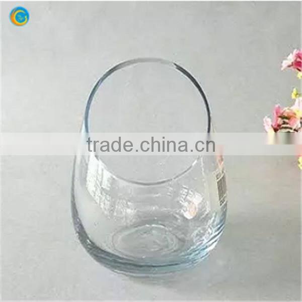 oval glass vase wholesale