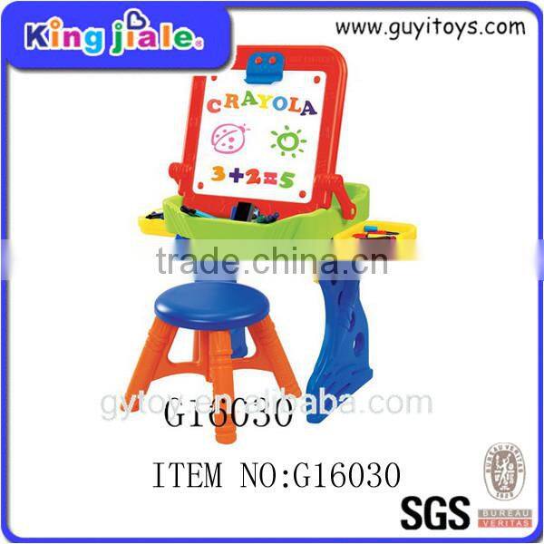 Educational magnetic drawing board toy with chair