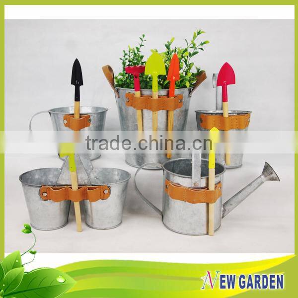 High Quality Lavender Garden metal flower watering can planter