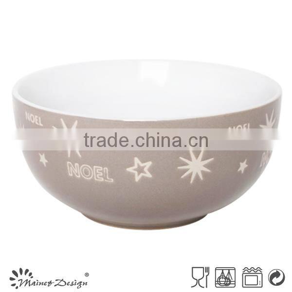 ceramic salad bowls/ceramic christmas bowls