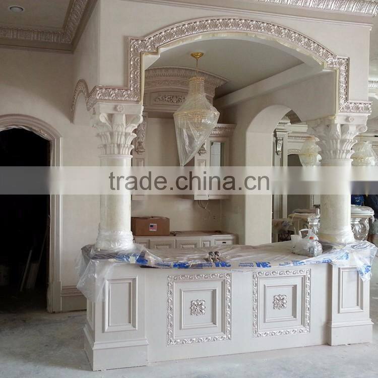 luxury house decor stone carving cantera stone columns