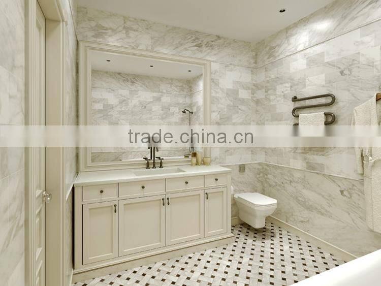 Low price room decoration natural stone venato white marble tile