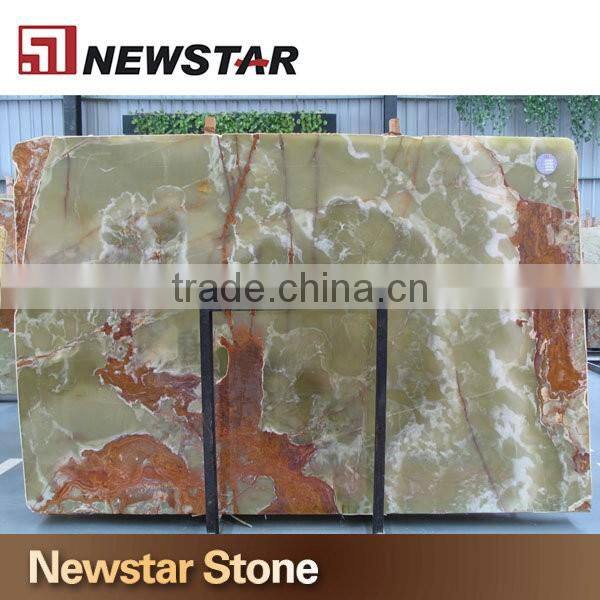 Polished marble dark green onyx marble tile