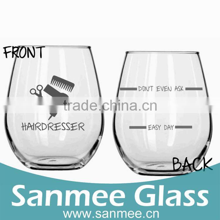 Personalized Customization Glass Cup Machine Blown Glass Cup