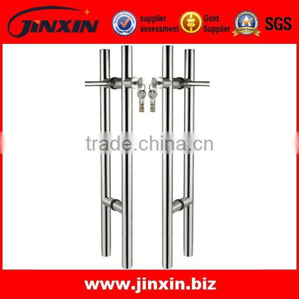 JINXIN Stainless steel double sided door pull handle_handle knob