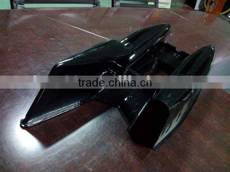 customized design vacuum formed HIPS material plastic bait boat hulls