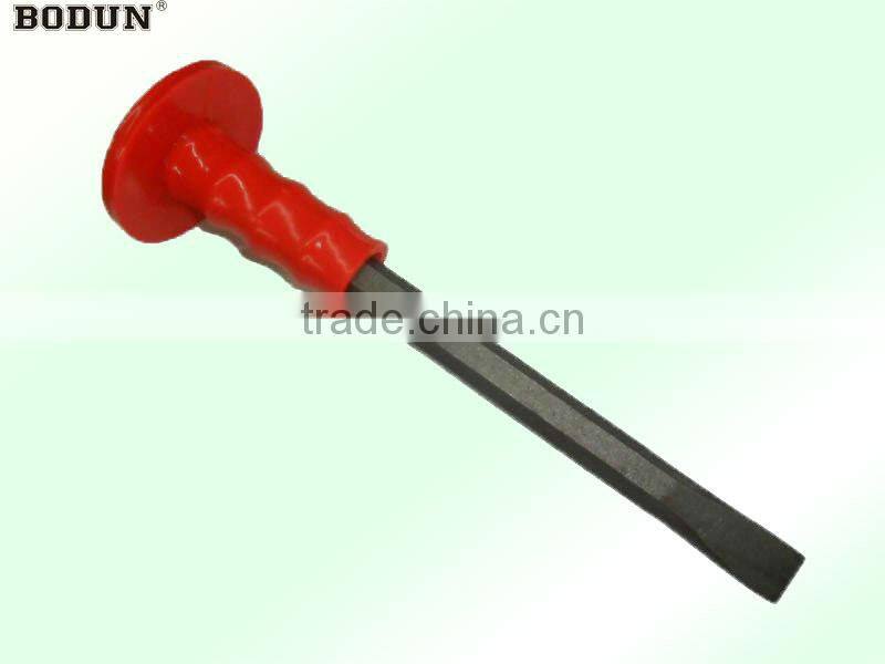 H6001 Cold stone chisel with blue rubber handle