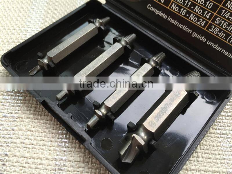Double ended best broken screw extractor wood bolts hard head remover tool