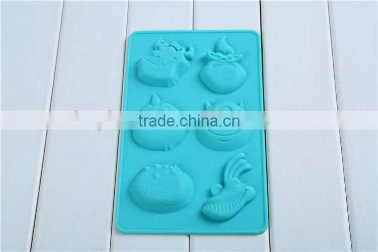 Funny kitchen cute cake mold silicone animals,silicone animal soap molds