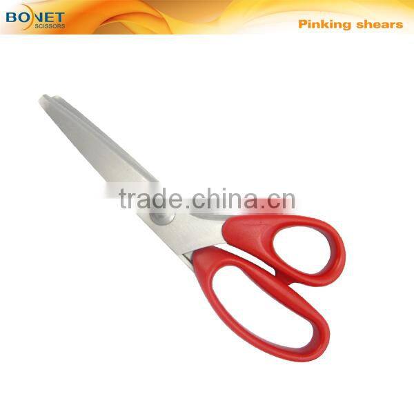 S21011 9-1/2" Plastic handle pinking shears
