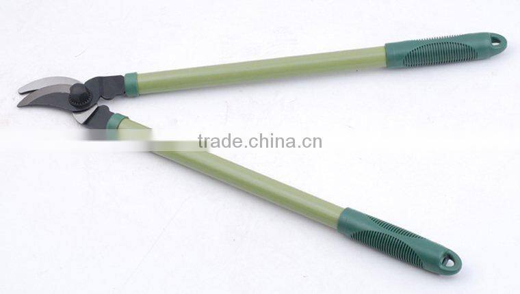 bypass lopper with telescopic round steel handle
