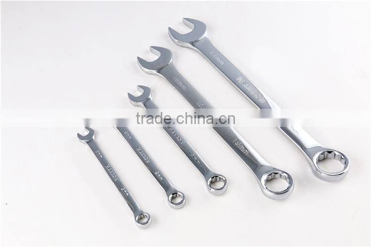 Metric Mirror Surface Double Ratchet Combination Spanner