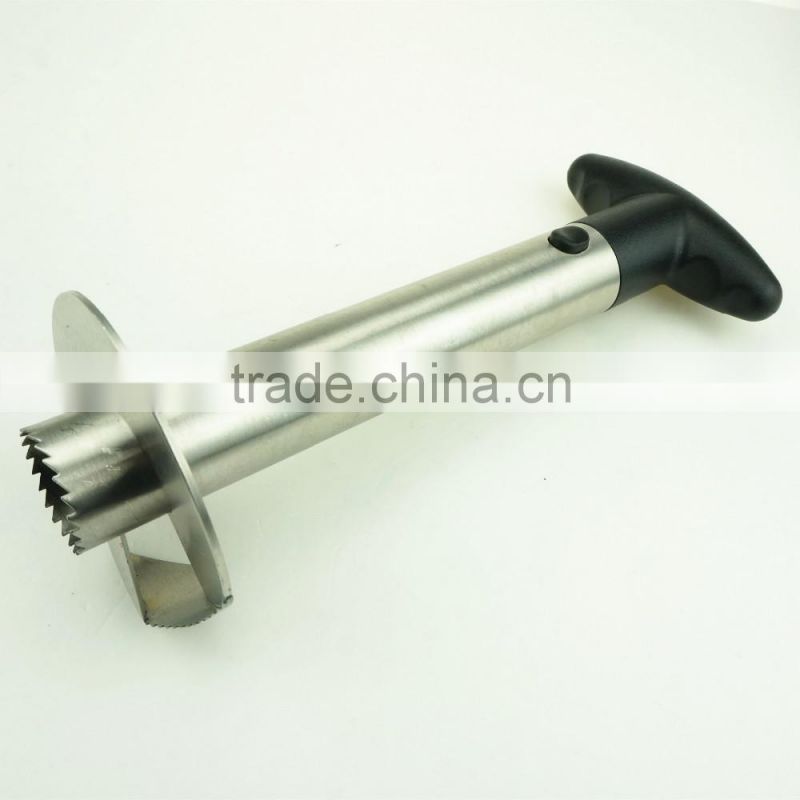 42061 Easy Cooking Tool Stainless Steel Pineapple Peeler Corer Slicer With Colorful Handles