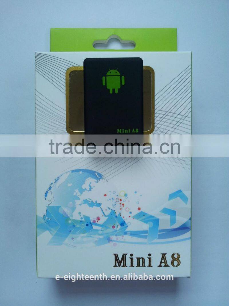 New accurate Global Locator Mini A8 Realtime Vehicle Car GSM/GPRS/GPS Tracker Tracking Device