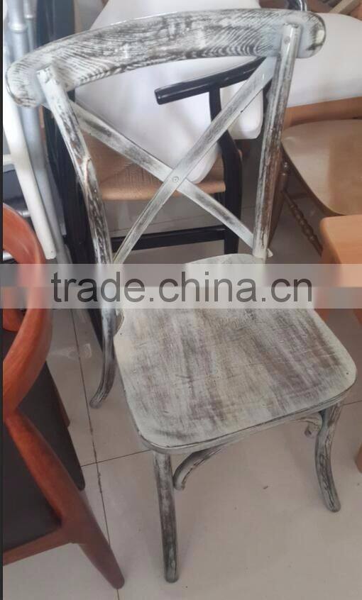 cross back chairs wooden banquet rental wedding chair