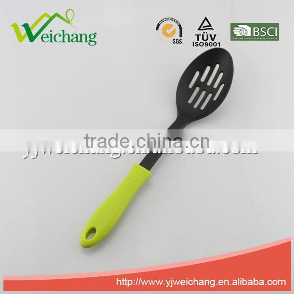 WCR237D Premium Nylon utensils SLOTTED SPOON Cooking Utensil Gadgets Set with PP handle