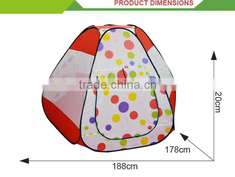 Wholesale child play house toys foldable tent for kid